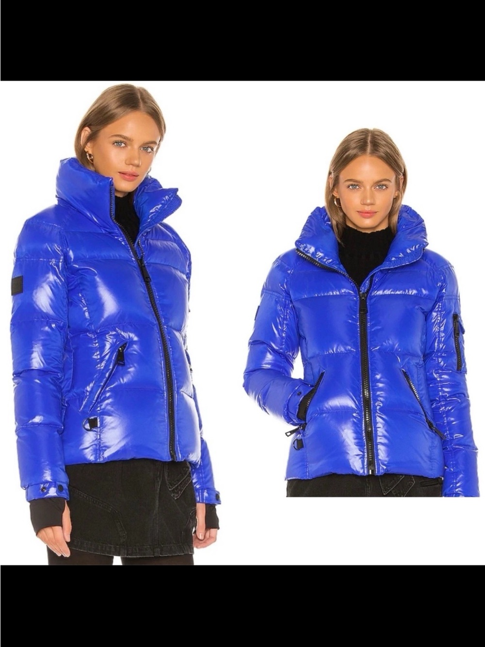 SAM. Freestyle Puffer Jacket in Royal Blue Size Small